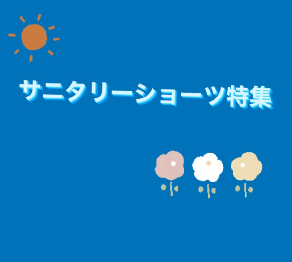 サニタリーショーツ特集‼︎