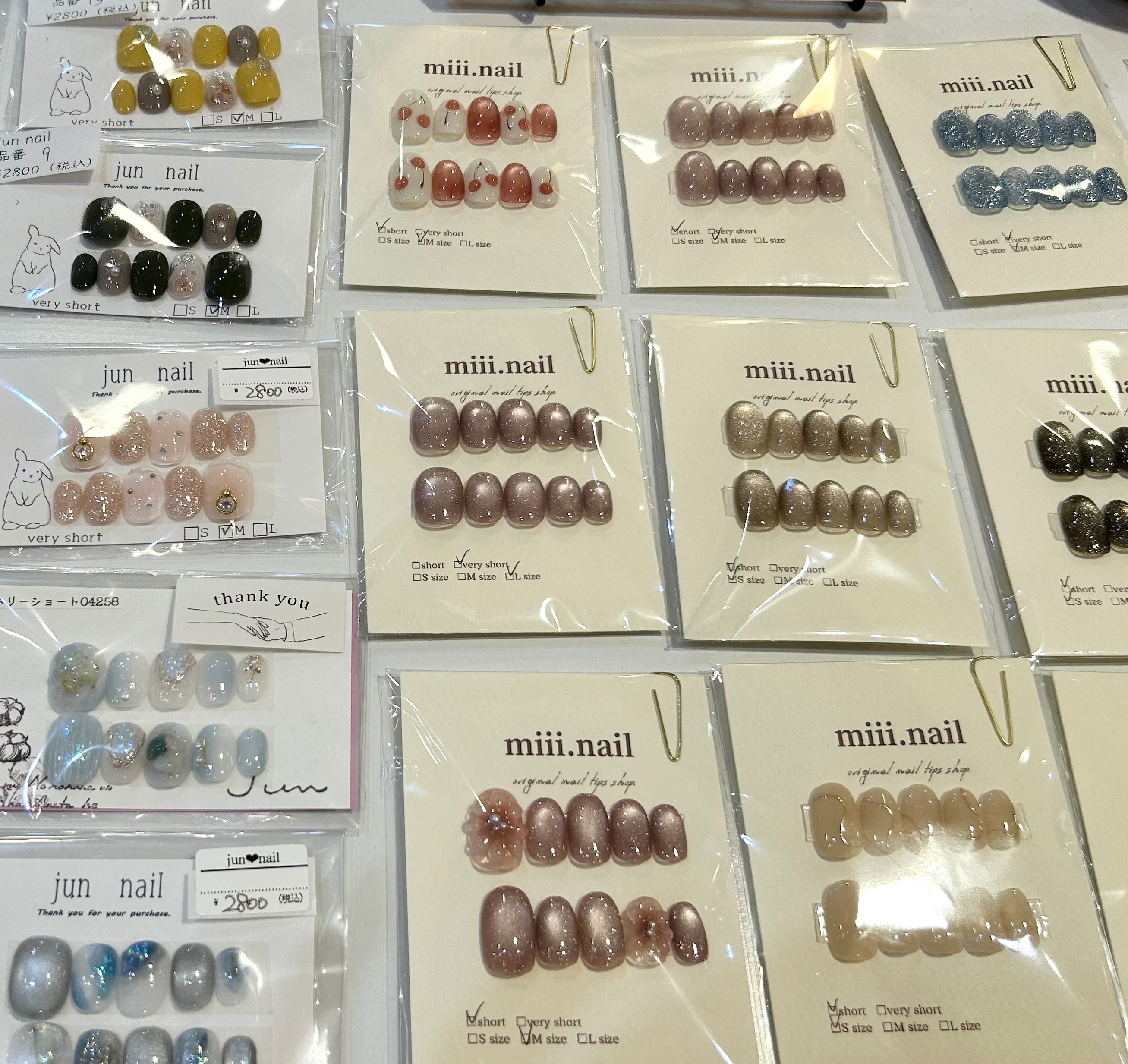 秋のネイルチップ入荷しました